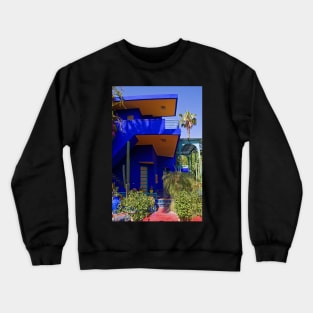 Morocco. Marrakech. The Majorelle Garden. Villa Majorelle. Crewneck Sweatshirt